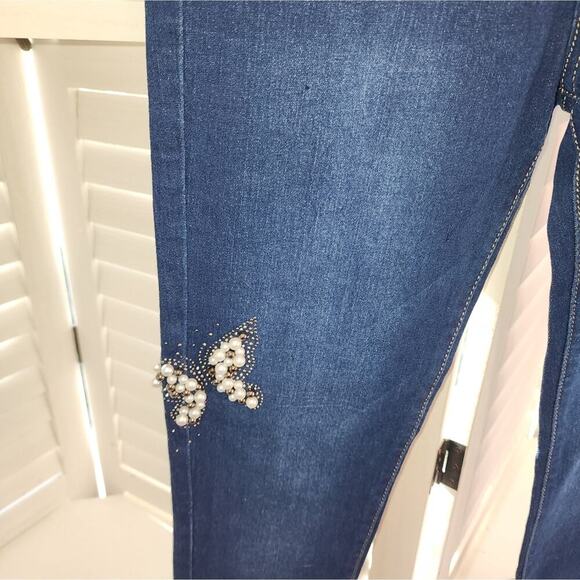 OLLY Z BUTTERFLY SKINNY JEANS SIZE 5 - Picture 7 of 7